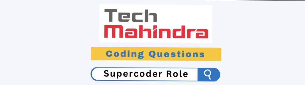 Tech Mahindra Coding Problem