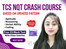 TCS NQT CRASH COURSE 2025 NEW PATTERN + LIVE CLASSES