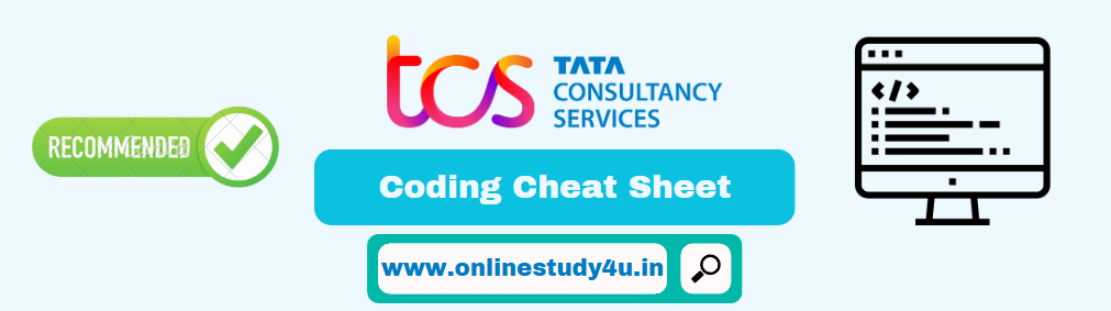 TCS NQT 2025 Coding Cheat Sheet