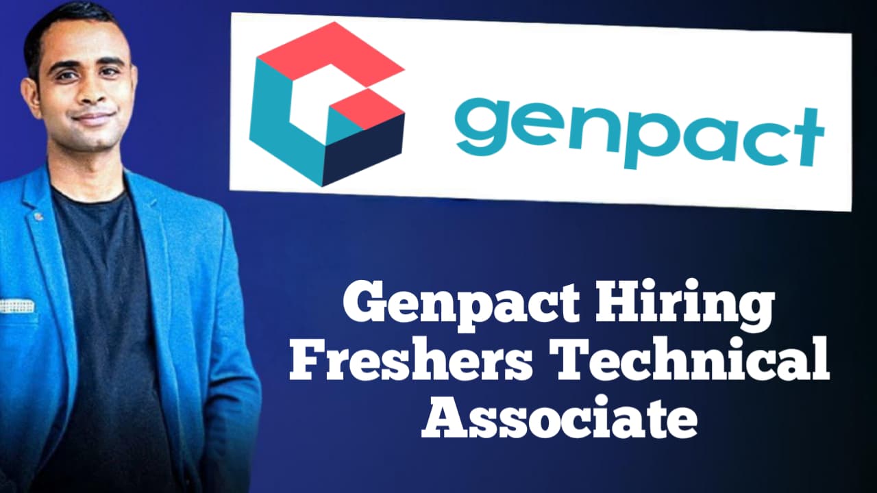 Genpact Hiring For Freshers - Technical Associate
