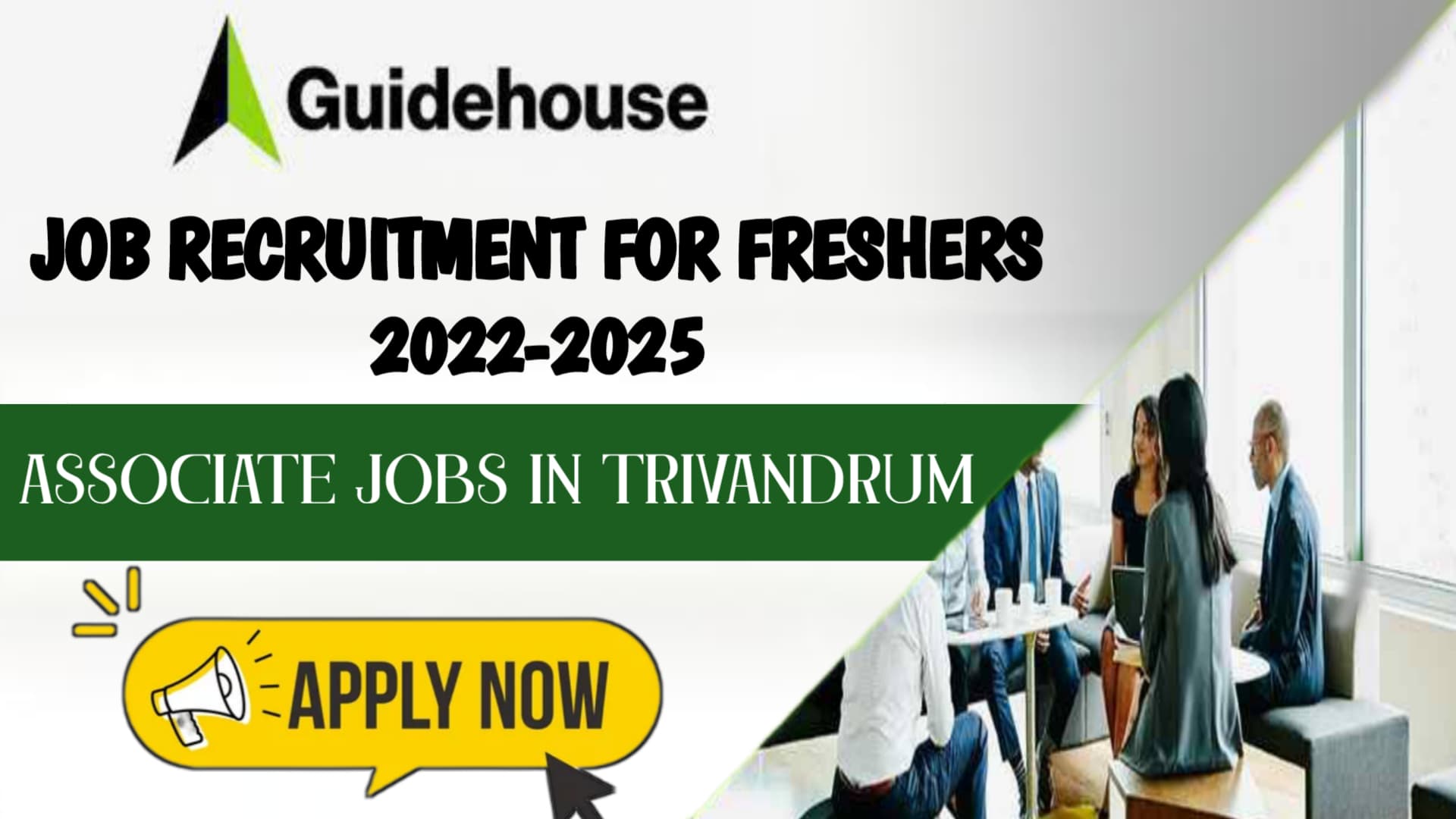Guidehouse India Hiring 2022-2025 Batch: Associate Jobs in Trivandrum for BE/BTech/BCA/BSc/MCA