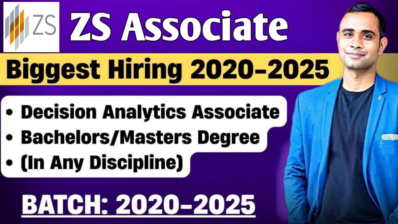 ZS Decision Analytics Associate - Join in India