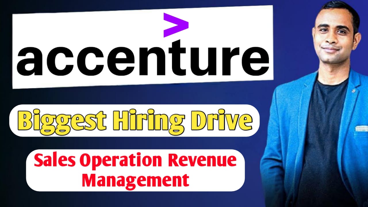 Accenture Biggest Hiring Drive 2025 - Sales Operation - Revenue Management