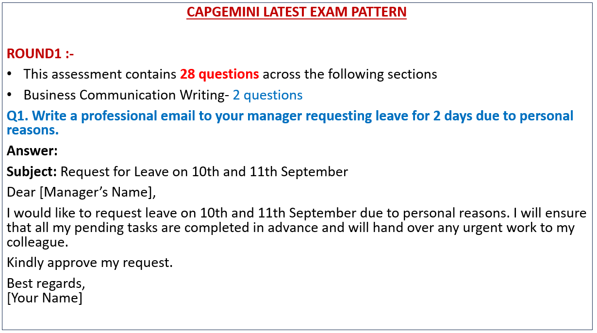 Capgemini Exam Pattern 2026 Hiring Process Syllabus And New Exam