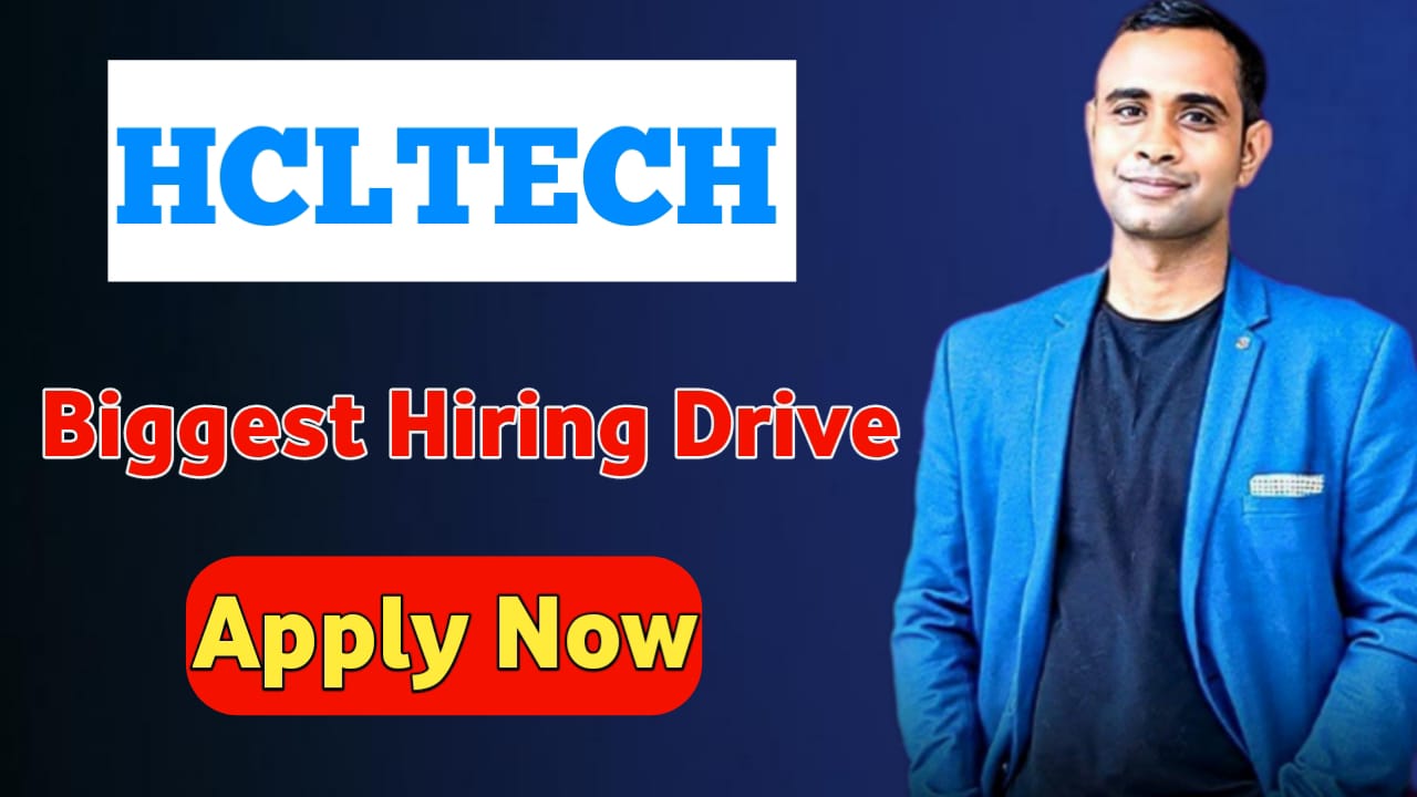 HCLTech Biggest Hiring Drive 2025 - Software Engineer Role
