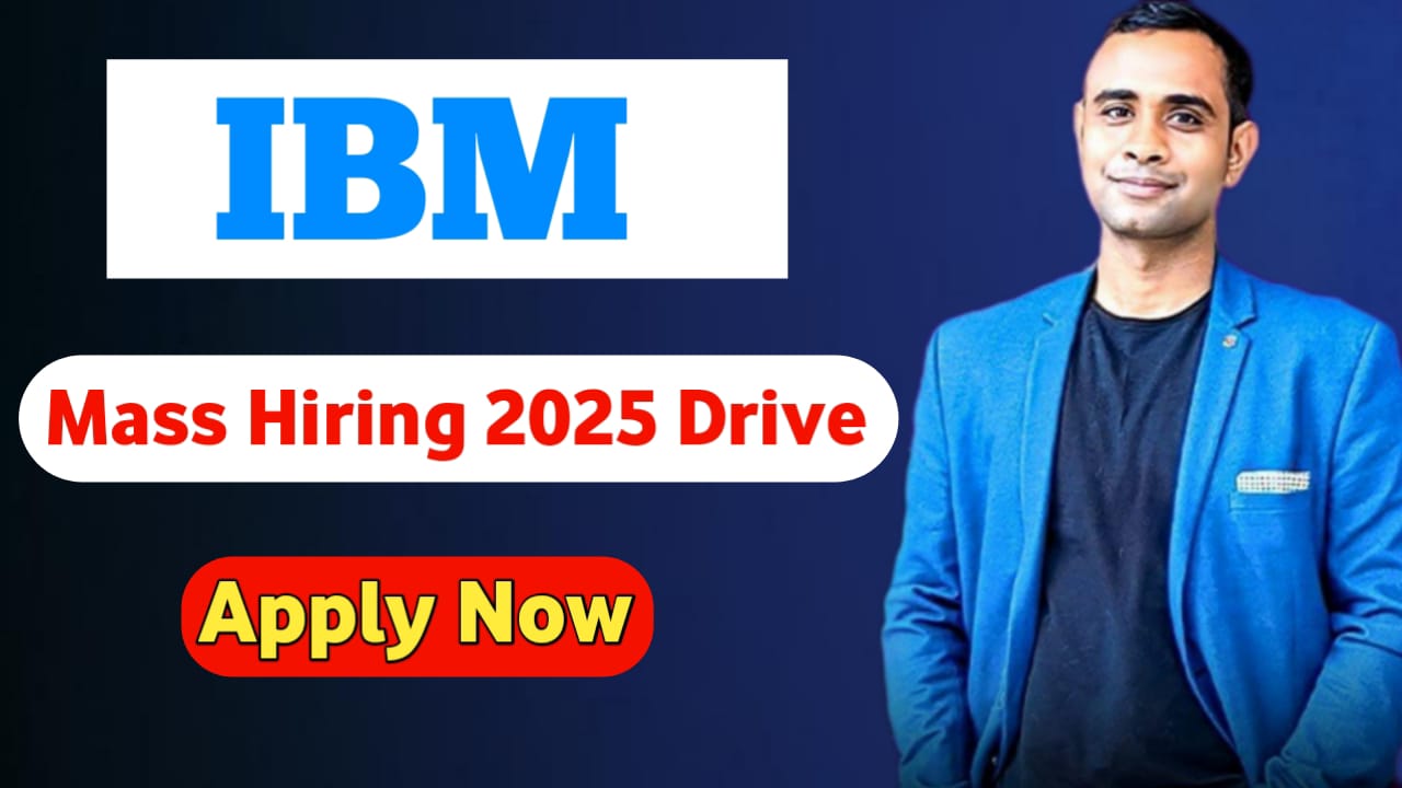 IBM Mass Hiring 2025 Drive - Associate System Engineer Role