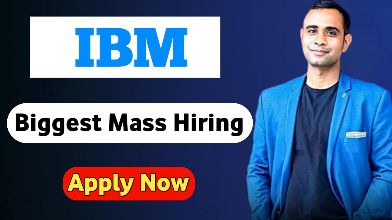 IBM Biggest Mass Hiring - Associate System Engineer Role