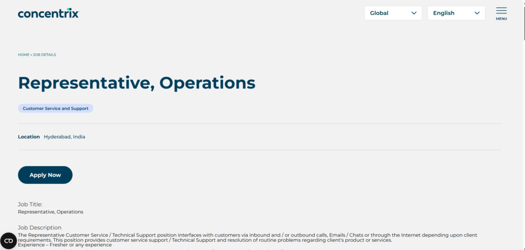 Concentrix Off Campus Drive