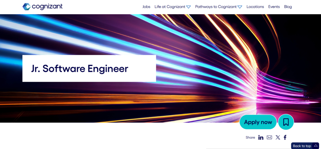 Cognizant Biggest Drive