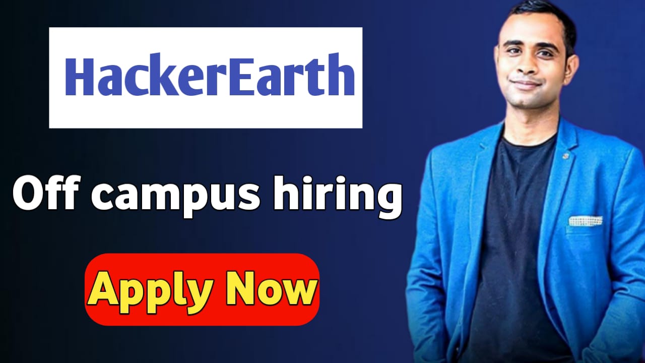 HackerEarth Off Campus Hiring Drive - Technical Support Associates Role
