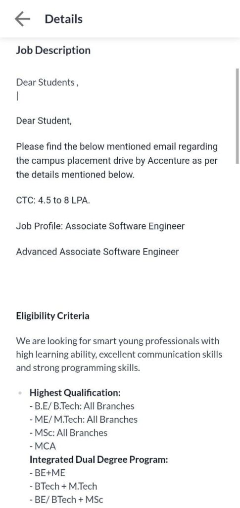 Accenture Big Mass Hiring Drive 2025