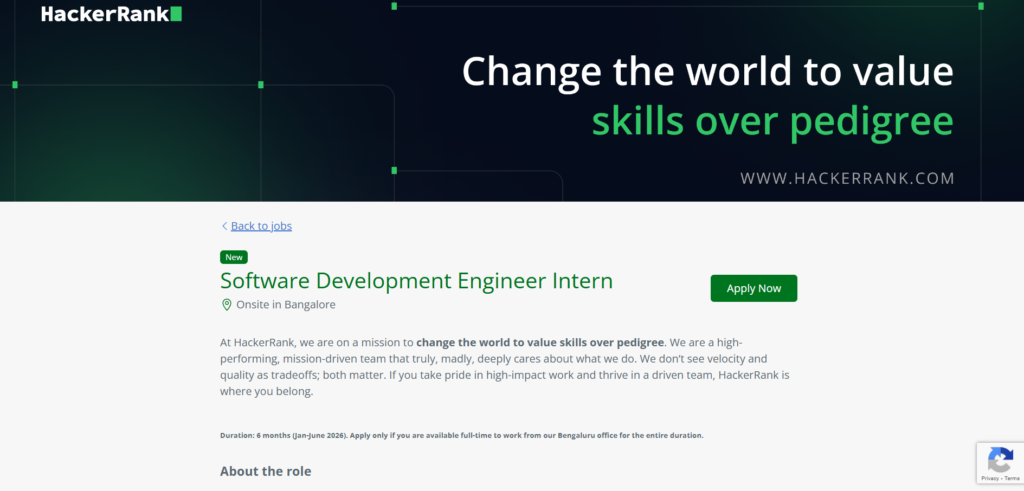 HackerRank Off Campus Drive