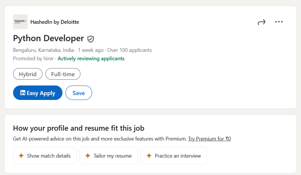 HashedIn Hiring Drive