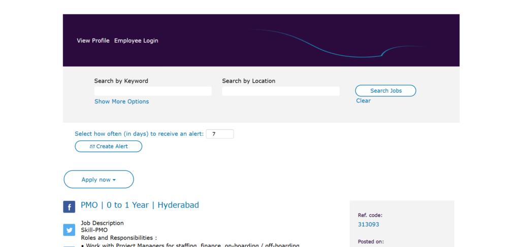 Capgemini New Hiring Drive