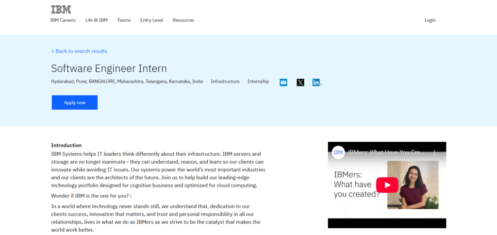 ibm New Hiring
