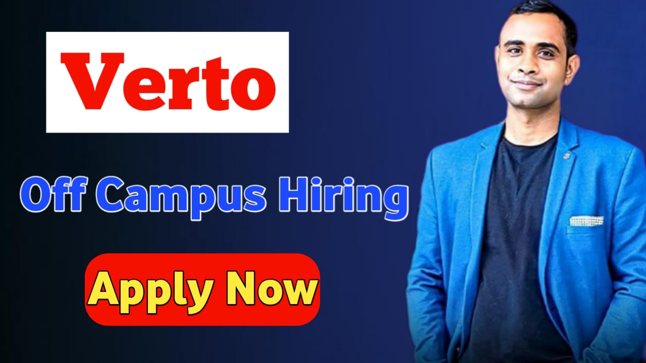 Verto Off Campus Hiring - Associate Software Engineer Role