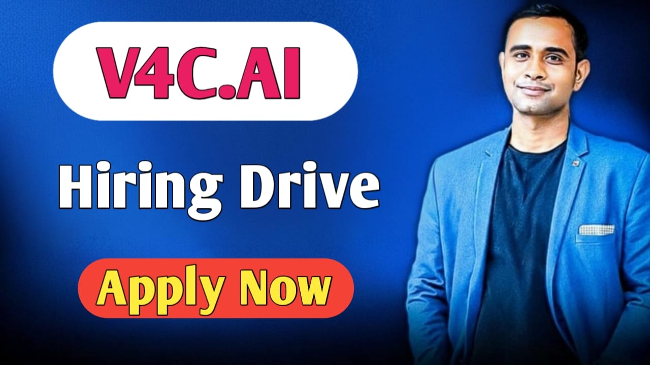 V4C AI New Hiring Drive - Associate Data Engineer and Associate Data Scientist Role