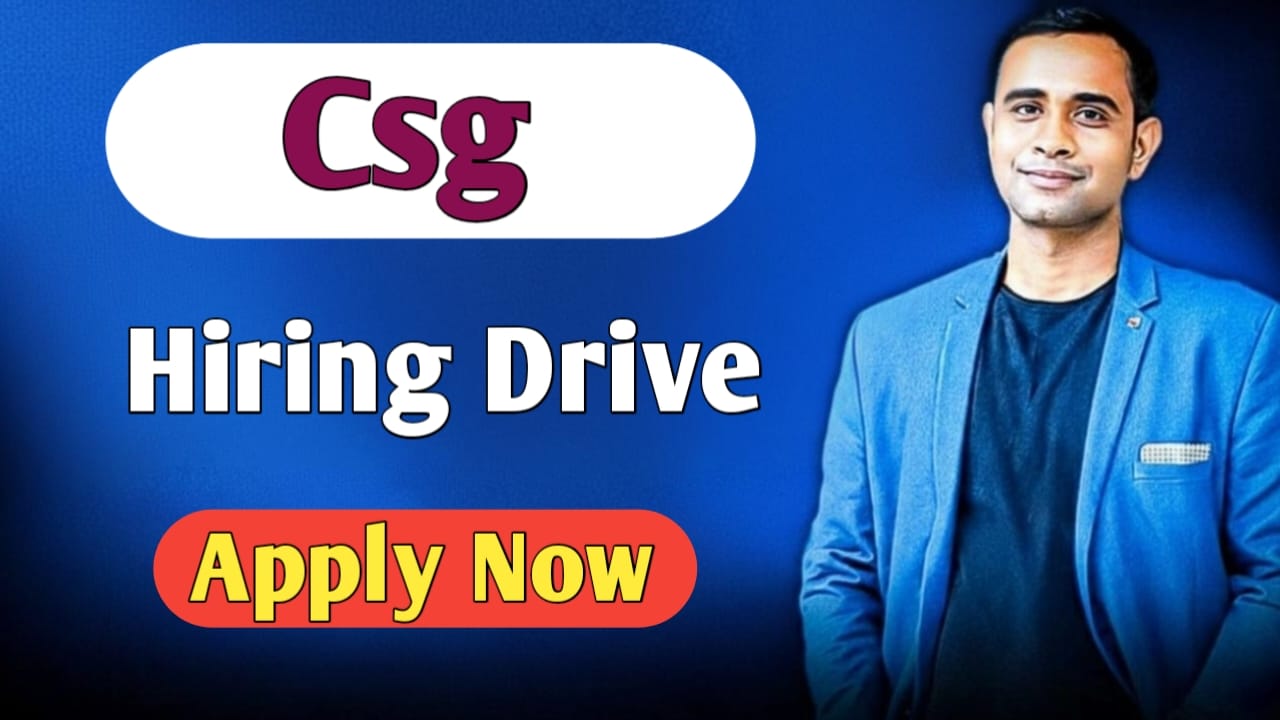 Csg New Hiring - SDE I Role