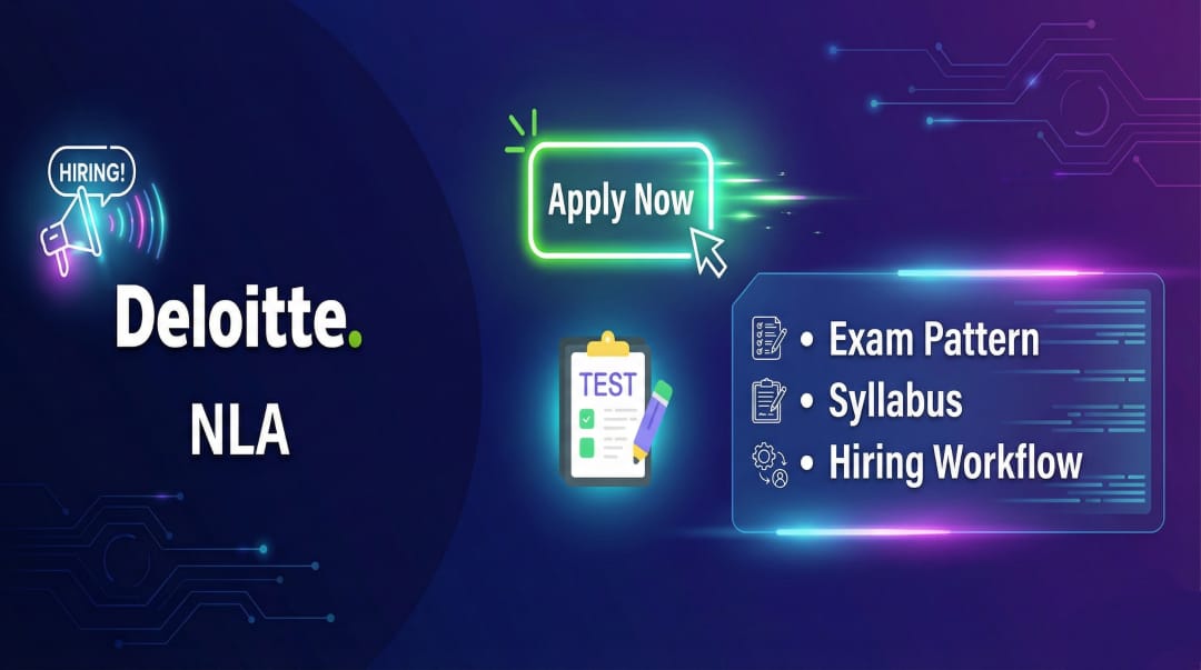 Deloitte NLA Hiring Exam Pattern 2026: Complete Guide to Syllabus and Hiring Process