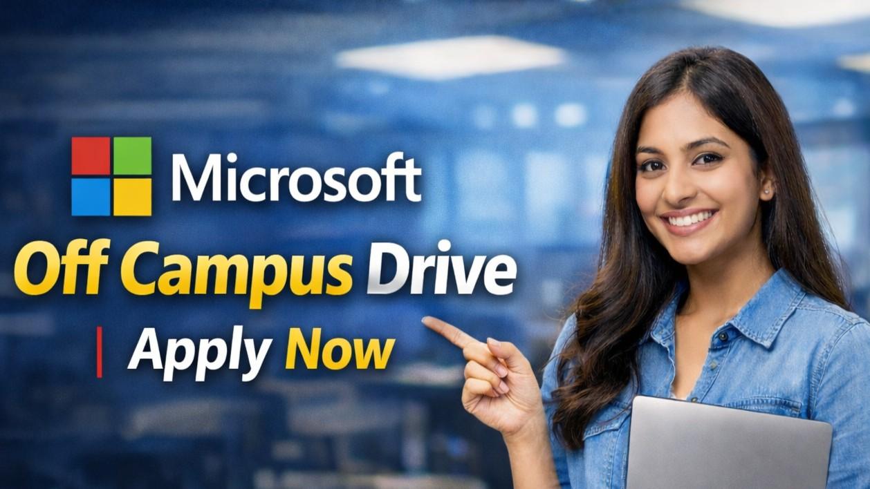 Microsoft Off Campus Drive - Research Science Internship 2026