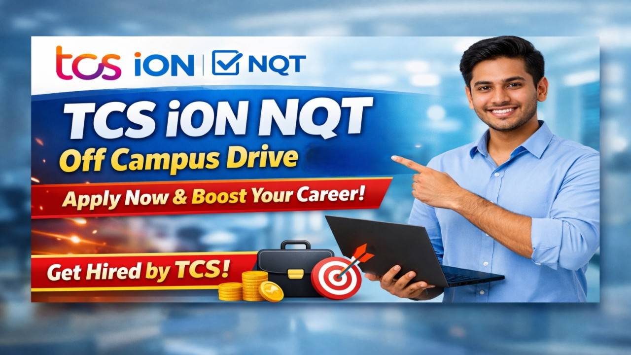 TCS Off Campus Drive - iON NQT Exam Details