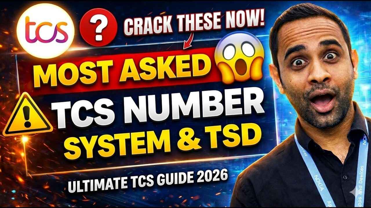 TCS FREE NQT EXAM PYQ PART 3 | Number System & Time Speed Distance ShortCuts