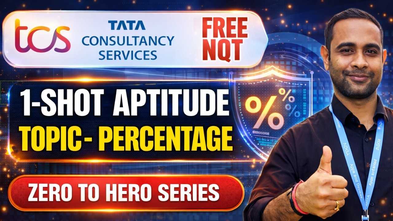 TCS NQT EXAM Repeated PYQ PART 8 | Percentage 100% Repeated Question in TCS 2026