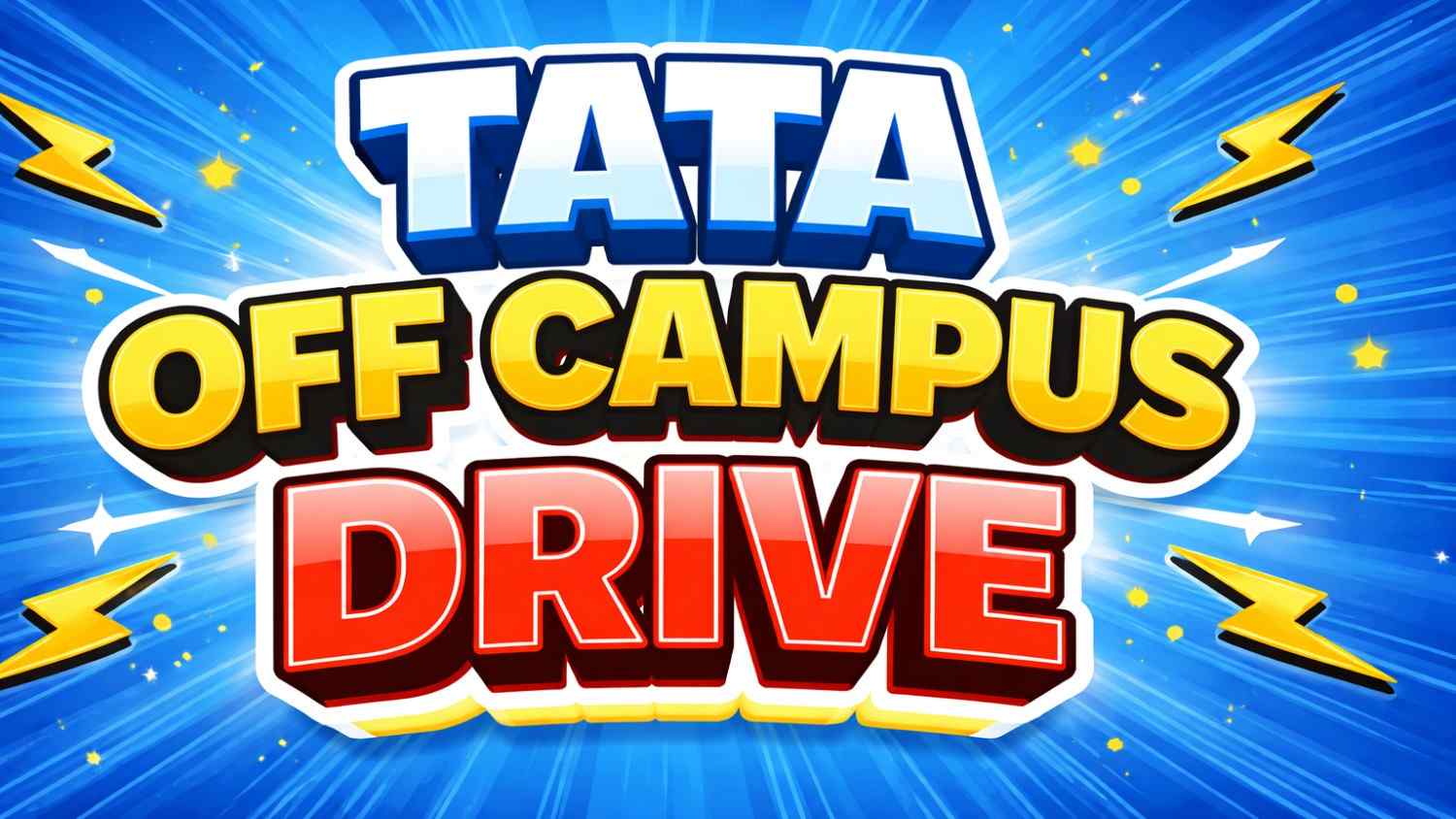 Tata Off Campus Drive