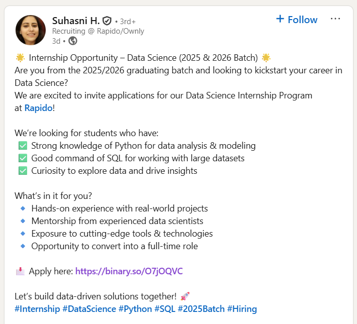 Rapido Off Campus Drive