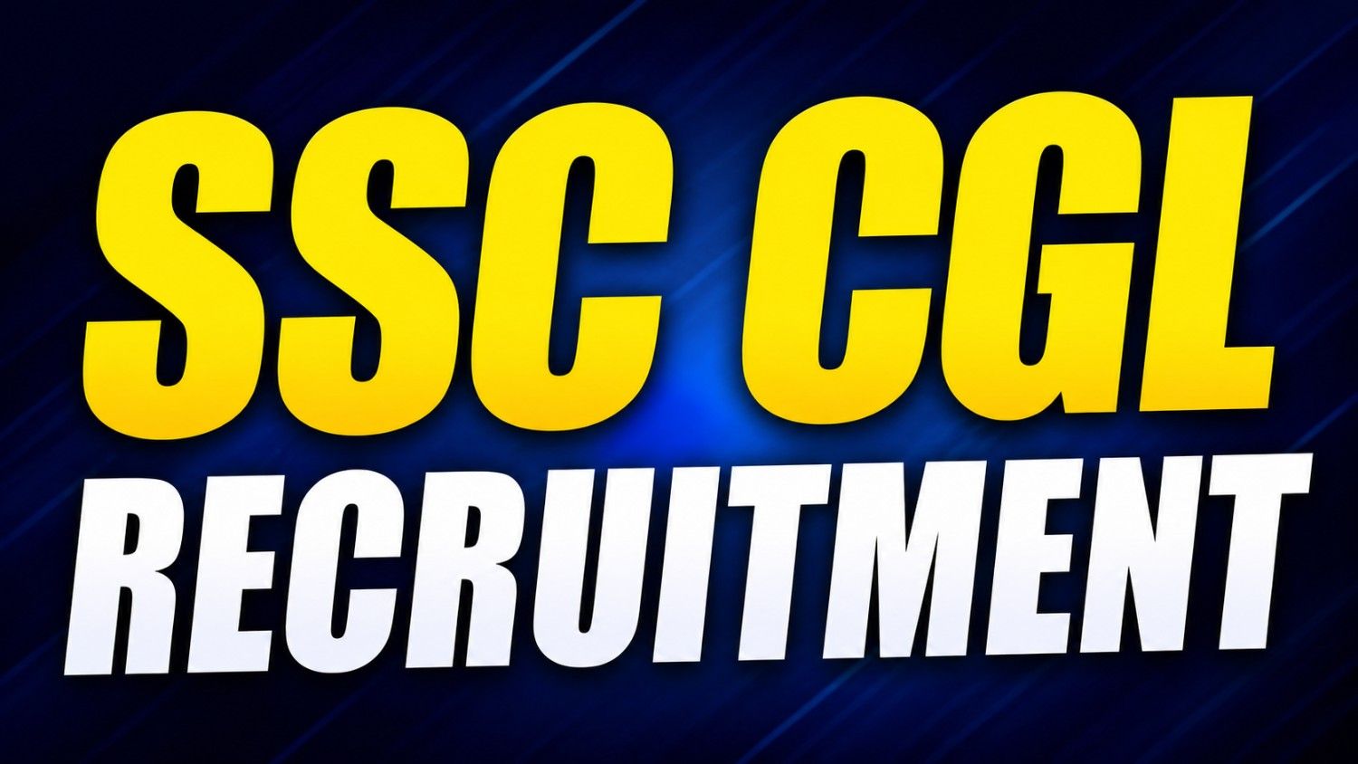 ssc cgl recruitment