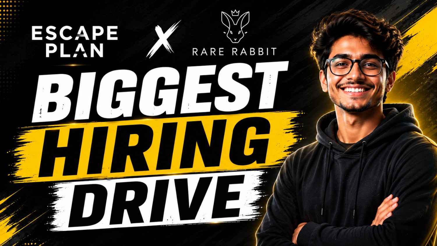 Escape Plan x Rare Rabbit Biggest Hiring Drive