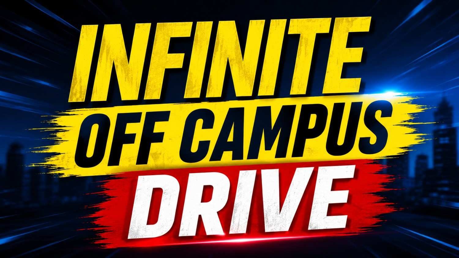 Infinite Off Campus Drive - Associate Support Engineer Role