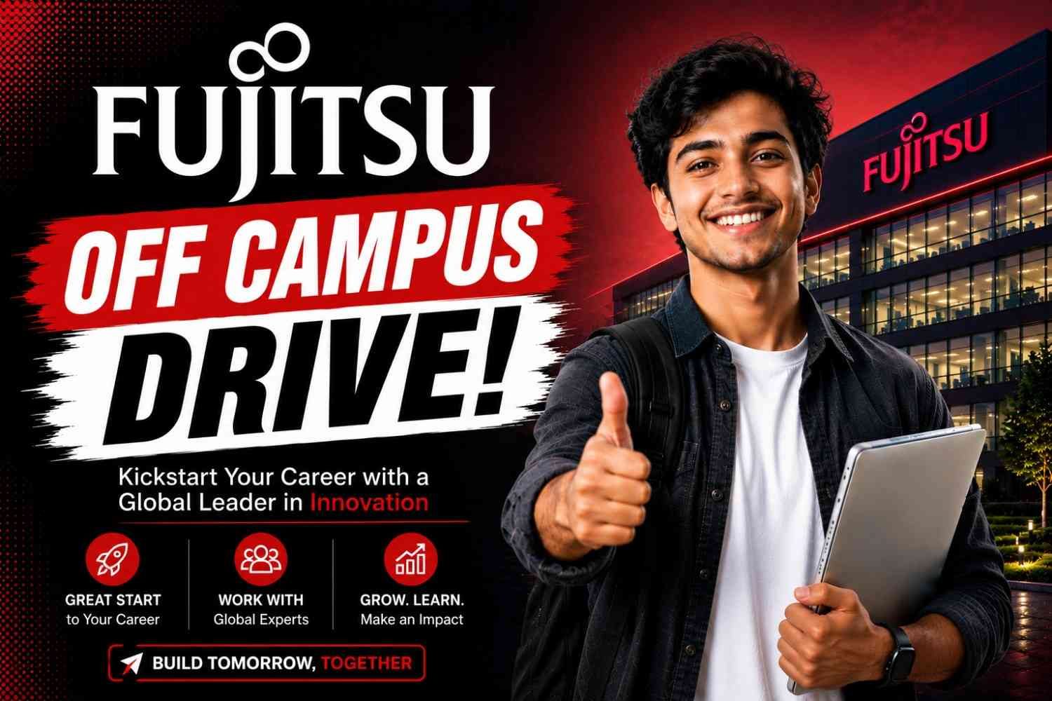 Fujitsu Off Campus Drive - Apprentices, Interns, Industrial Placements