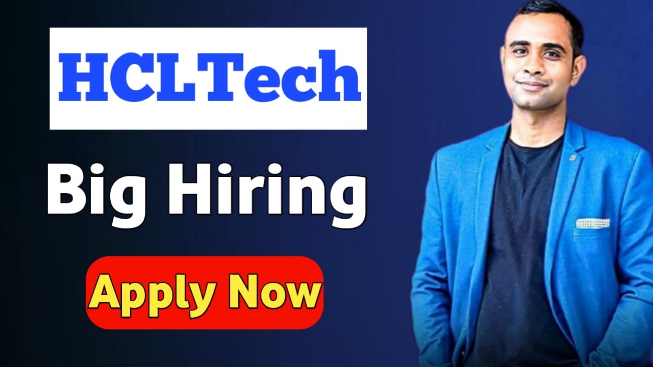 HCLTech New Mass Hiring - Multiple Job Roles