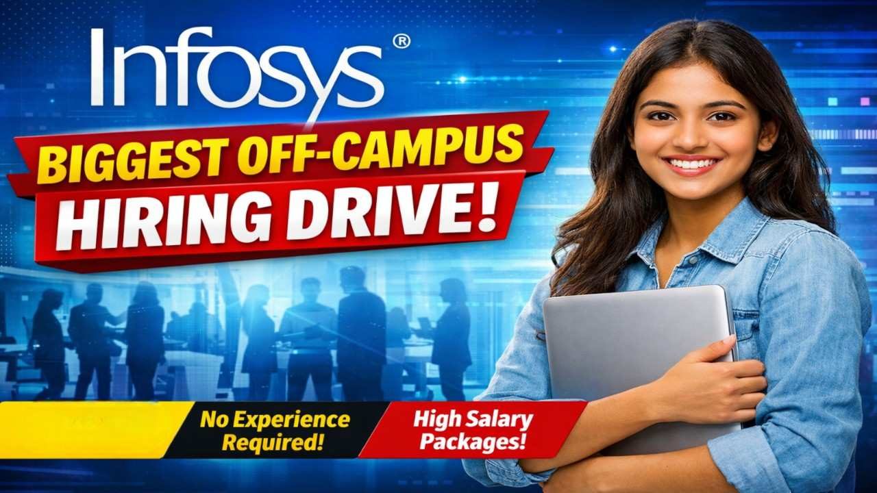 Infosys Biggest Off-Campus Hiring Drive - SP & DSE Role