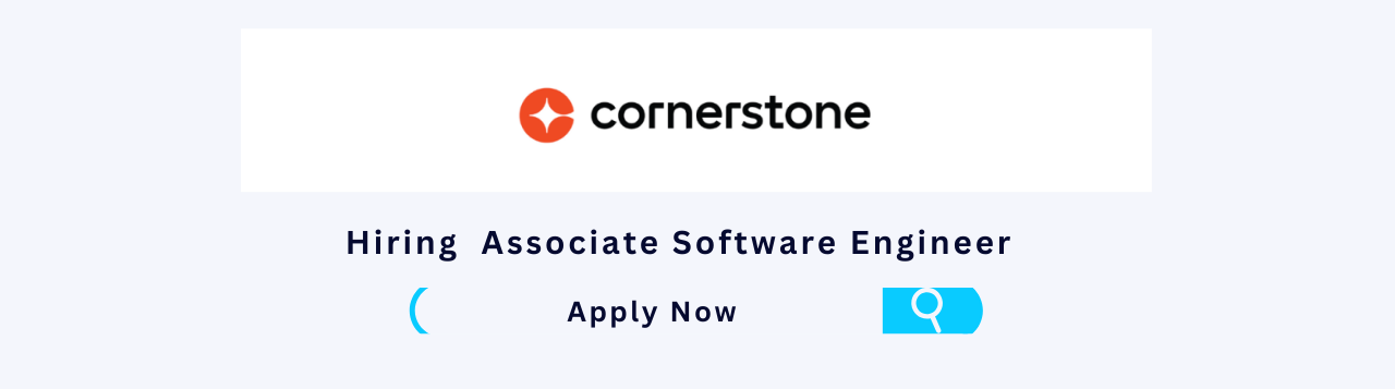 Cornerstone Off-Campus Hiring | Associate Software Engineer | Apply Now!