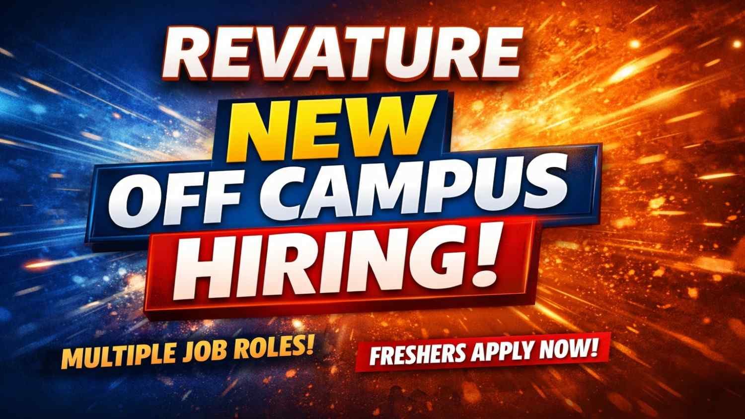 Revature New Off Campus Hiring