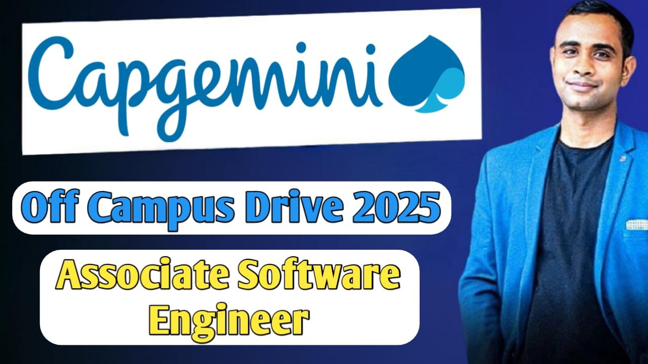 Capgemini Off-Campus Hiring 2025 - Associate Software Engineer Role