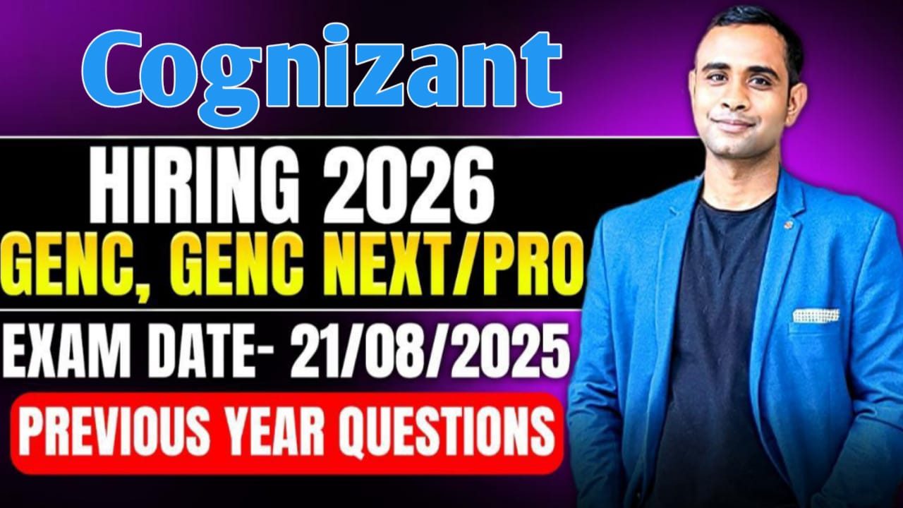 Cognizant Question And Solution - Full Pattern, Eligibility, Previous Year Question