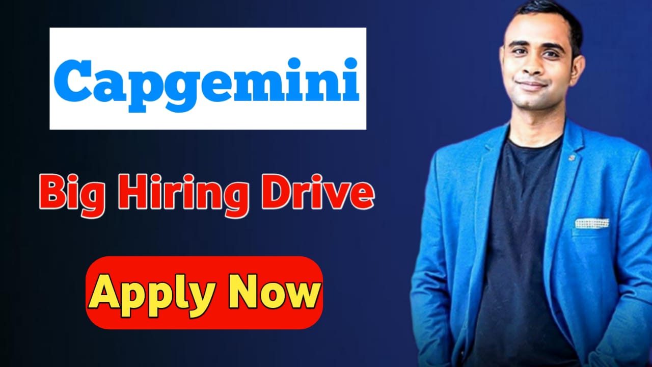 Capgemini Big Hiring Drive 2025 - Junior Data Engineer Role