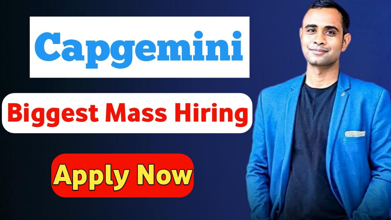 Capgemini Biggest Mass Hiring Drive - Data Scientist Junior || Capgemini Exceller