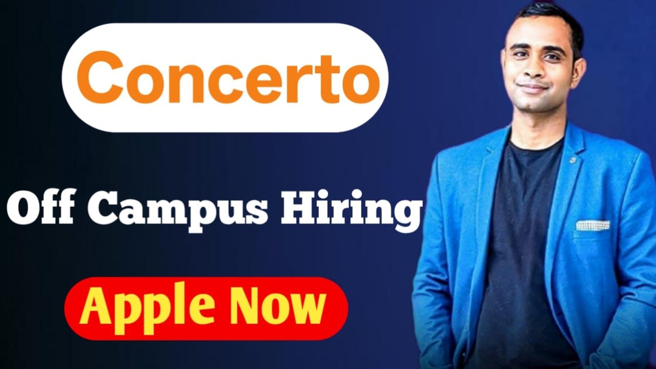 Concerto Off Campus Hiring - Trainee Software Engineer (Software Testing) Role