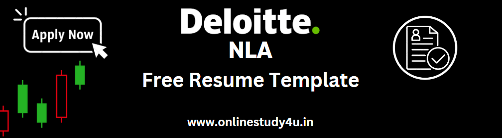 Deloitte NLA Free Resume Template