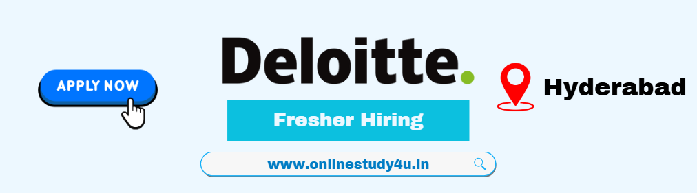 Deloitte Hiring Business Technology Analyst