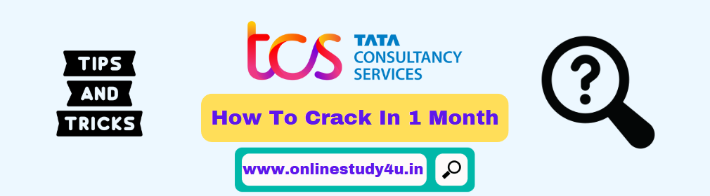 How to Crack TCS NQT In A Month