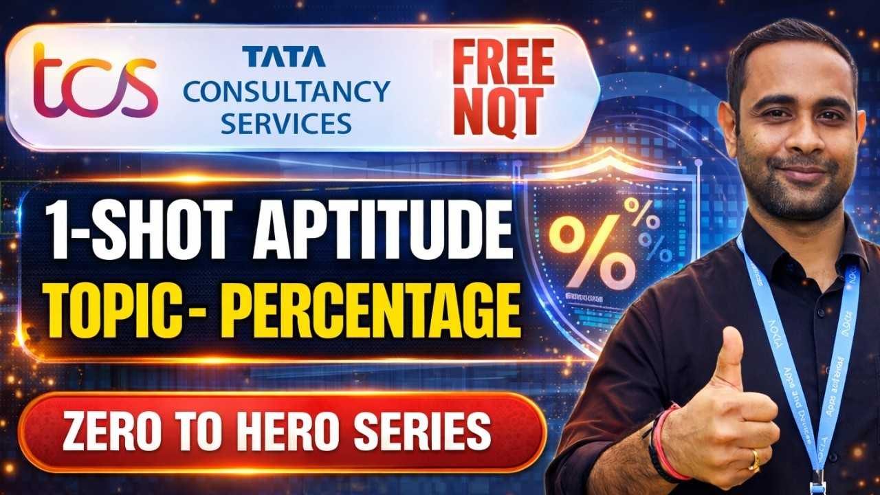 TCS NQT EXAM Repeated PYQ PART 8 | Percentage 100% Repeated Question in TCS 2026